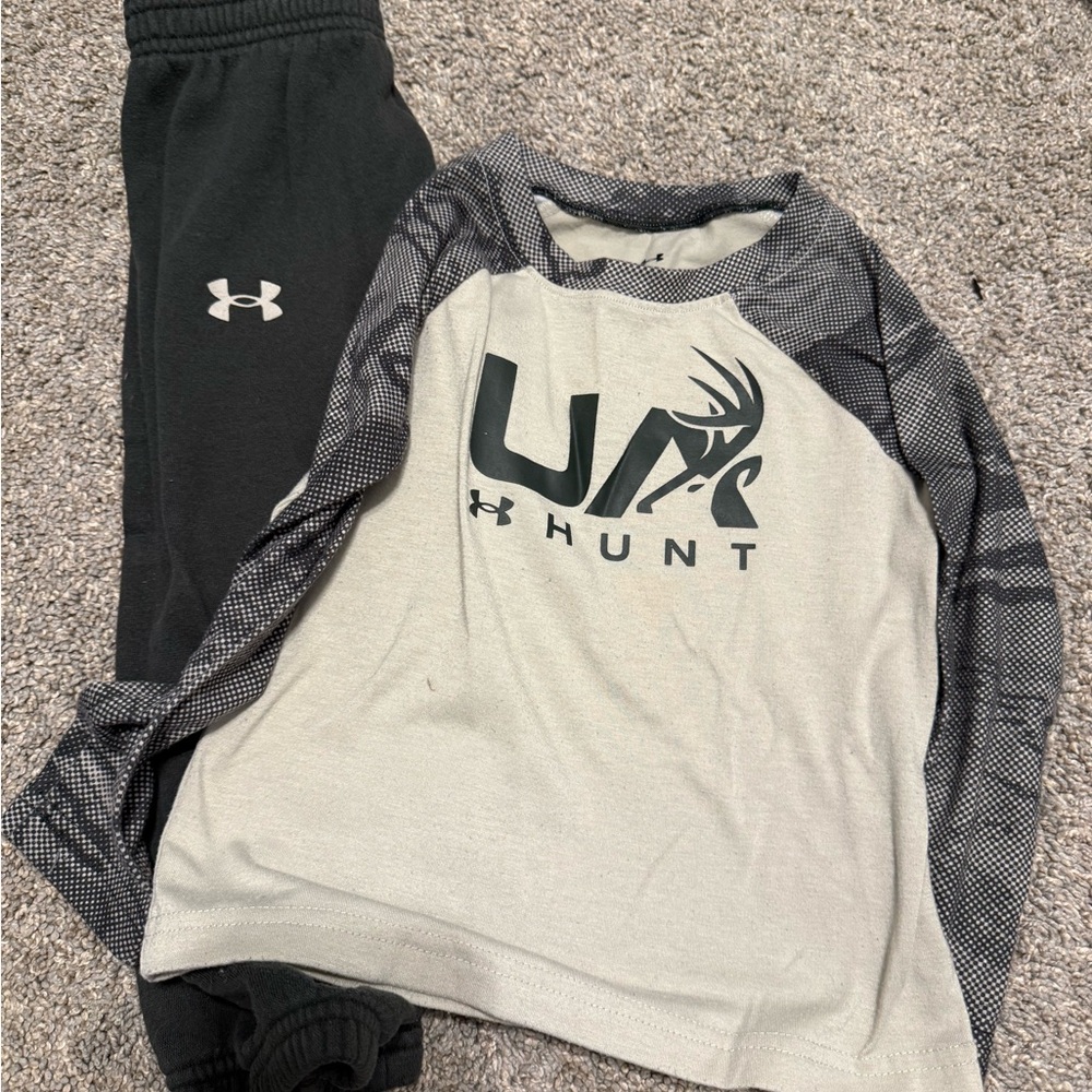 Under Armour Kids' Black and White Hunting Set